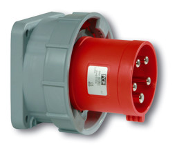 Zeige Details für PCE 63A 5p 400V - Gerätestecker Bild von PCE 63A 5p 400V - Gerätestecker