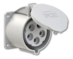 Zeige Details für PCE 32A 5p 1h - Anbausteckdose Bild von PCE 32A 5p 1h - Anbausteckdose
