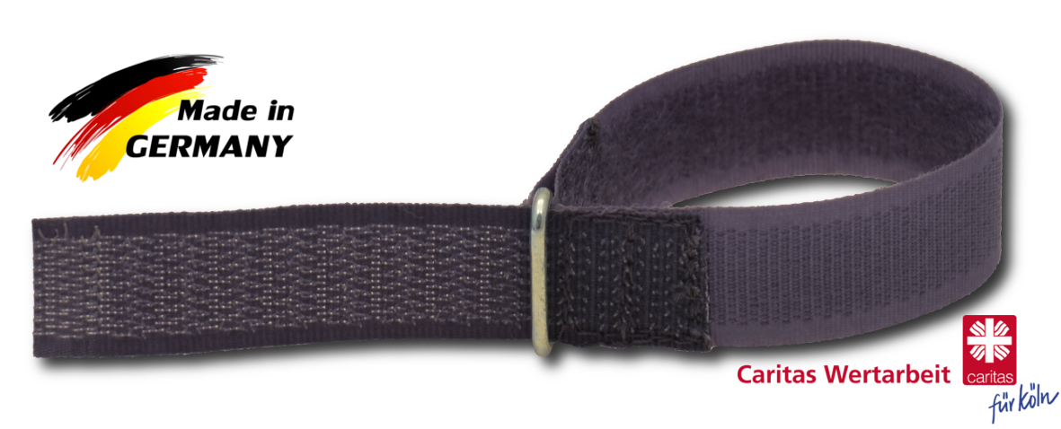 Bild von KLETT-FIX - Kabelklettband  GRAU