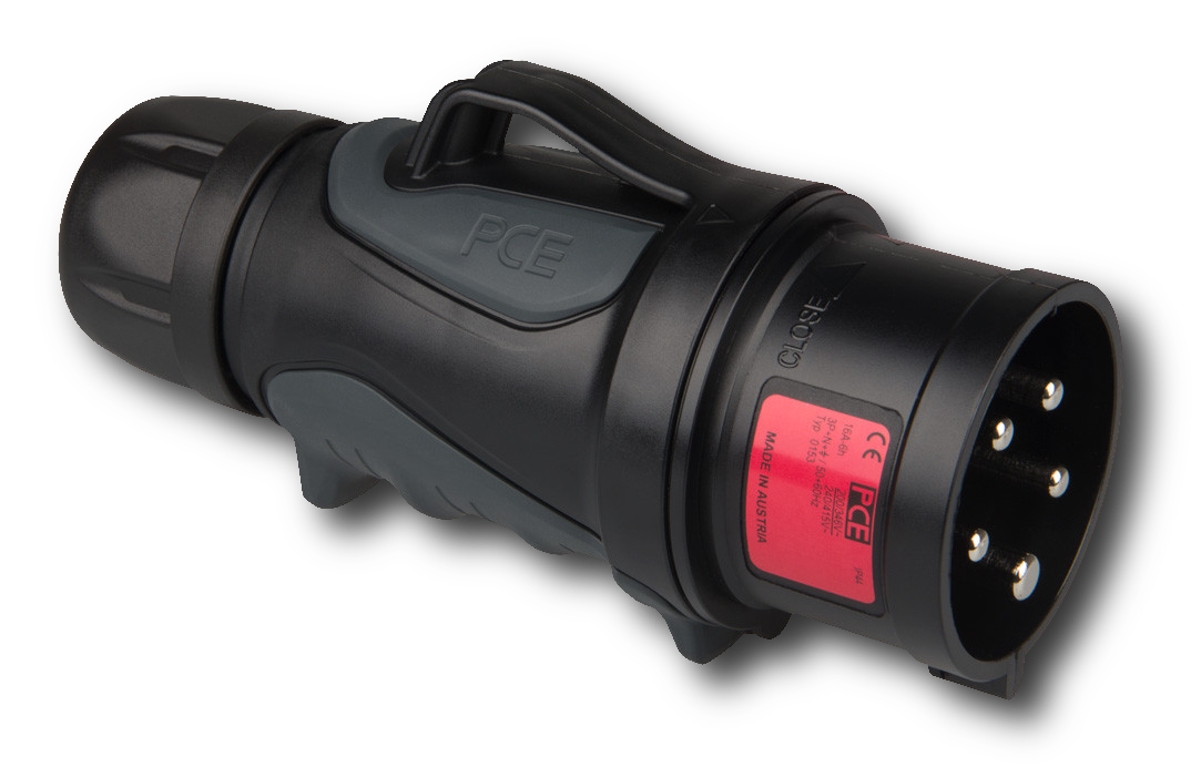 Bild von PCE GRIP 16A 5p 400V - Stecker - schwarz