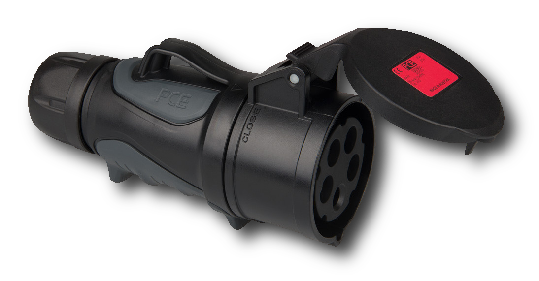 Bild von PCE GRIP 16A 5p 400V - Kupplung - schwarz