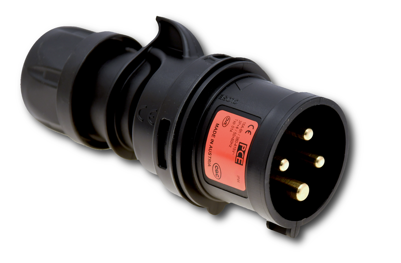 Bild von PCE 16A 4p 400V - Stecker *schwarz*