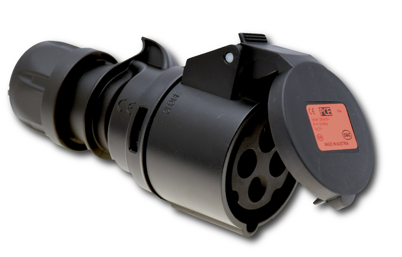 Bild von PCE 16A 4p 400V - Kupplung *schwarz*