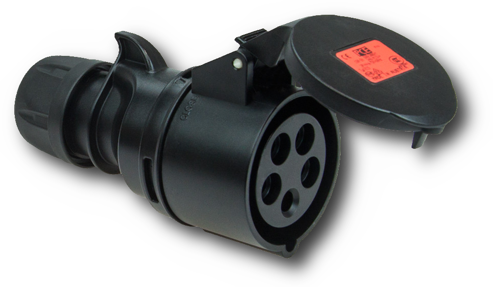 Bild von PCE 16A 5p 400V - Kupplung *schwarz*