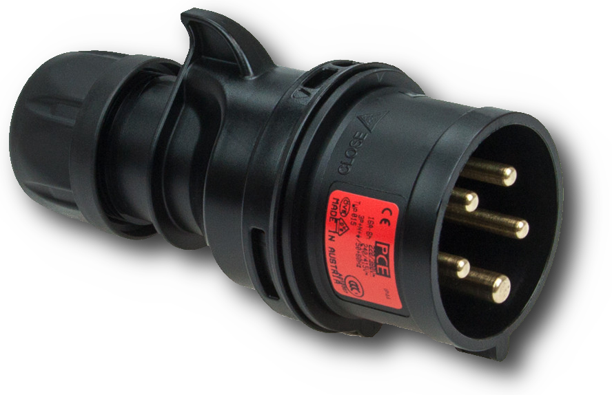 Bild von PCE 16A 5p 400V - Stecker *schwarz*