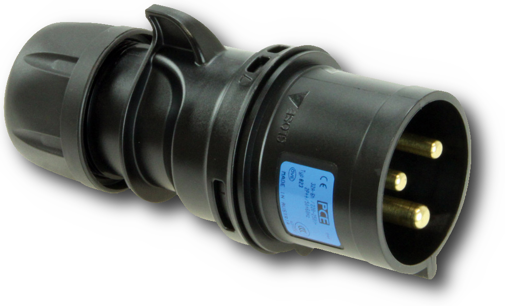 Bild von PCE 16A 3p 230V - Stecker  *schwarz*
