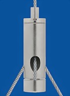 Bild von Drahtseilhalter Typ12 M8x1 A9 - Schlitz / groß