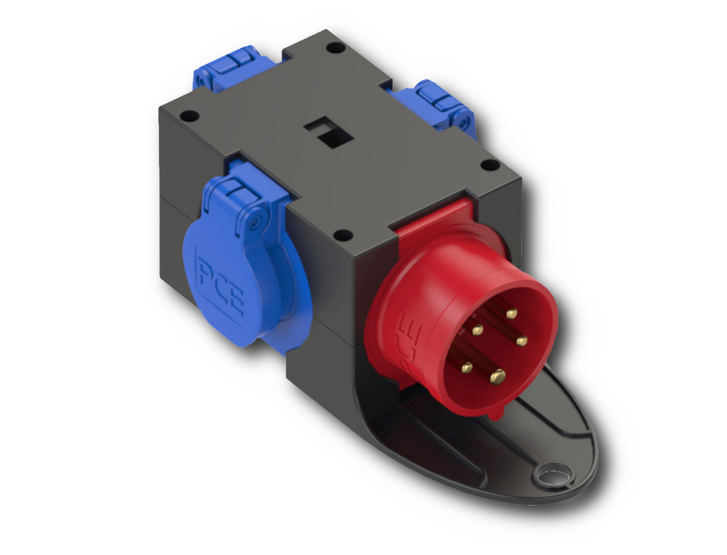 Bild von Kompaktverteiler - 16A 5p 400V - 3 x Schuko