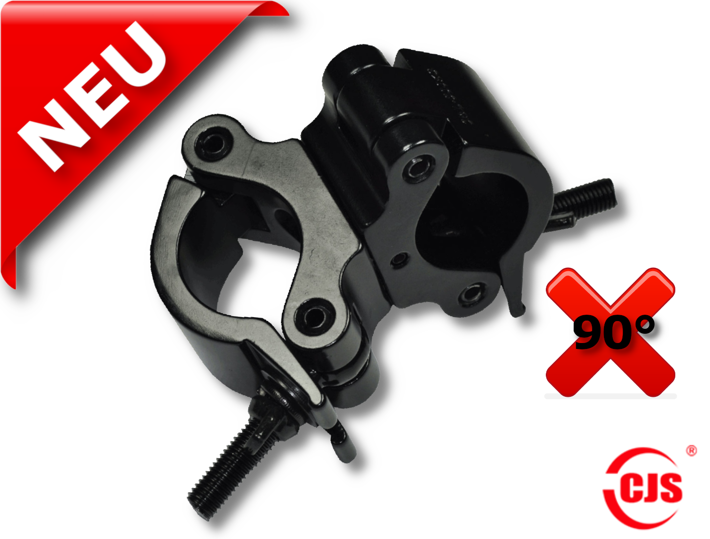 Bild von CJS Doppelschelle 500kg - 90°