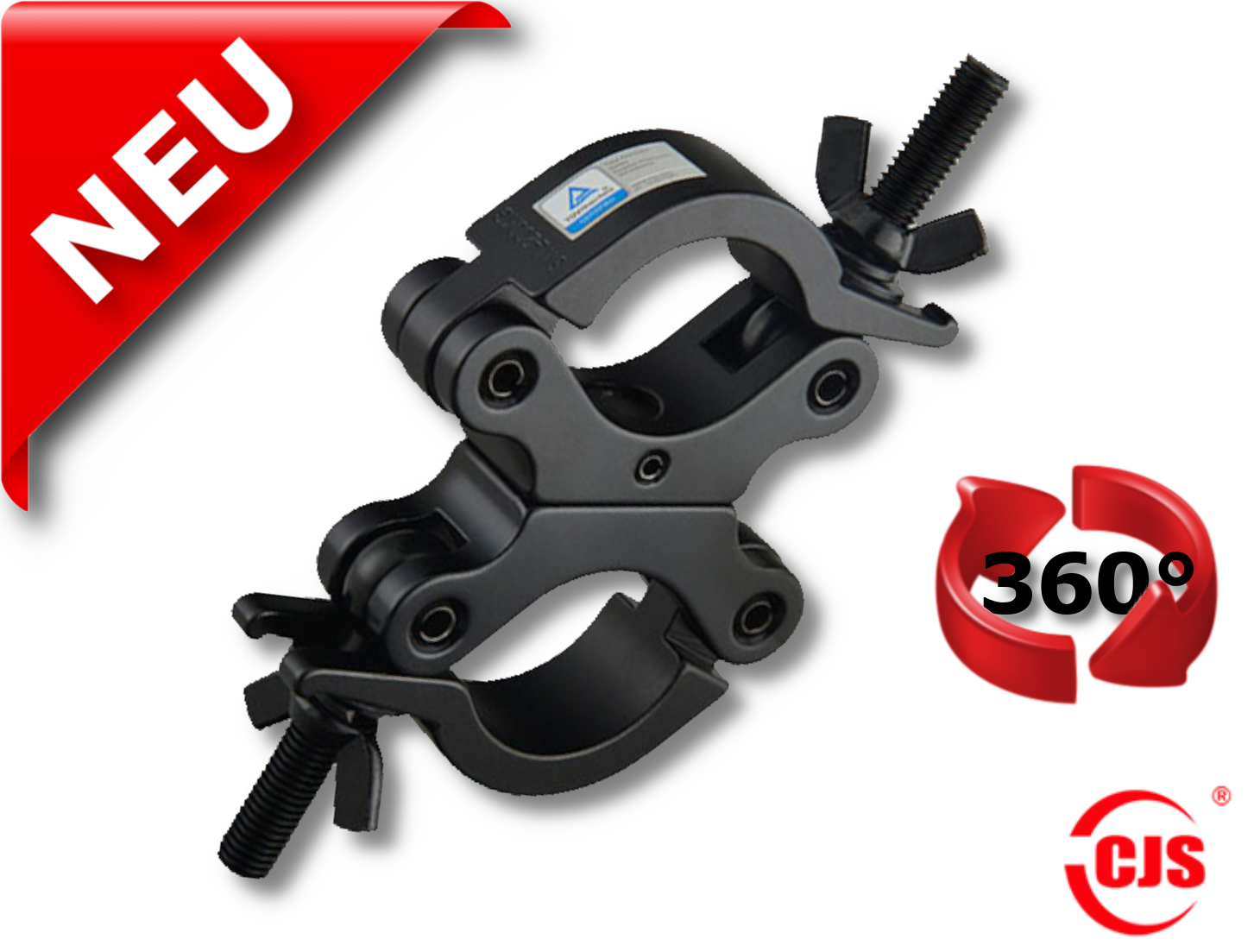 Bild von CJS Doppelschelle 200kg - 360°