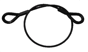 Bild von Sicherungsseil 5.0mm KK BLACK