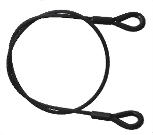 Bild von Sicherungsseil 6.0mm KK BLACK