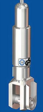 Bild von Drahtseilhalter Typ25V M8 o.R. Gabel 6x12