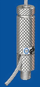 Bild von Drahtseilhalter Typ25V ZW M8 m.R.