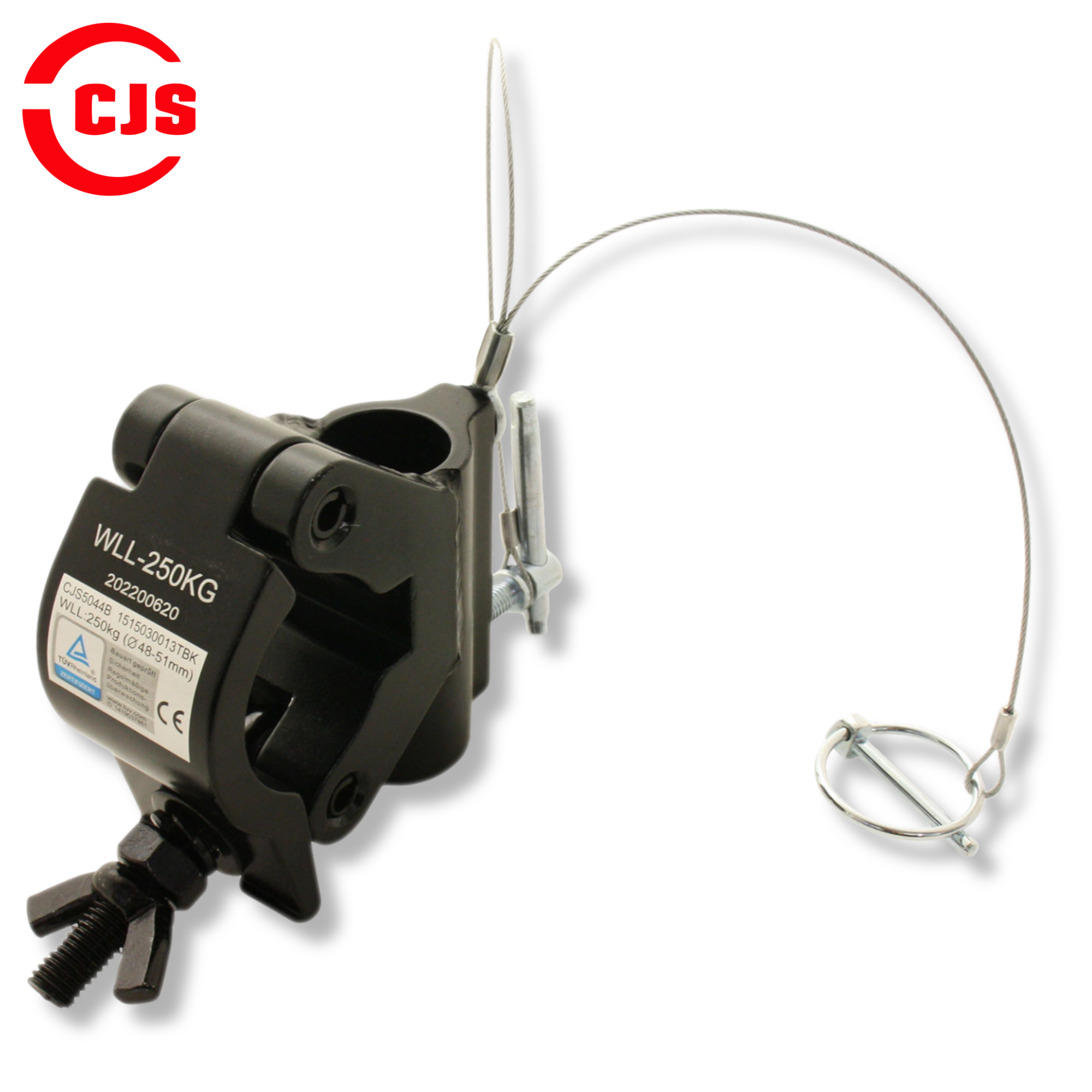 Bild von CJS Halbschelle 250kg - TV-Zapfenaufnahme - slim